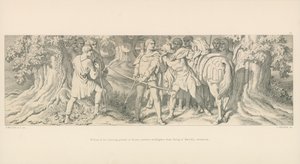 William ve svém Hunting-Ground v Rouenu obdrží zpravodajské informace od Tostiga z Harold