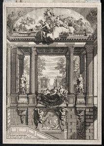 Schodiště v paláci Voorst v Holandsku