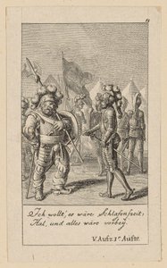List 11 k Shakespearovu „Král Jindřich IV.“ od Daniel Nikolaus Chodowiecki