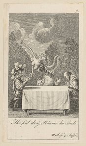 Tabule 9 k Shakespearově „Bouři“ od Daniel Nikolaus Chodowiecki