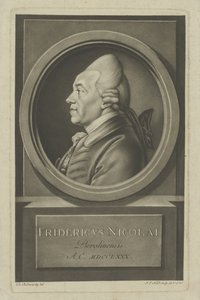 Christoph Friedrich Nicolai 1733-1811, 1780. od Daniel Nikolaus Chodowiecki
