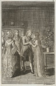 Ilustrace pro „Beckerův almanach pro rok 1800“ od Daniel Nikolaus Chodowiecki