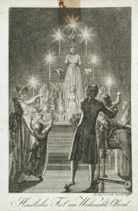 Ilustrace k publikaci „Langův almanach pro rok 1799“ od Daniel Nikolaus Chodowiecki