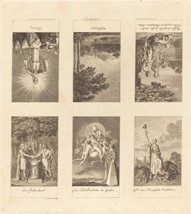Šest velkých událostí z let 1780-1790 od Daniel Nikolaus Chodowiecki