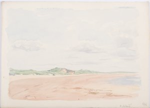 Svatý ostrov, 1896 (tužka a wc na papíře) od Daniel Oliver