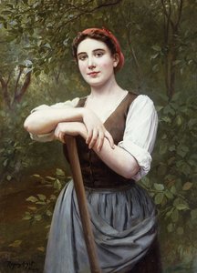 Selská dívka, 1889