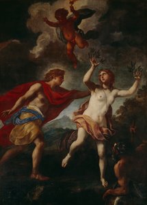 Apollo a Daphne (olej na plátně)