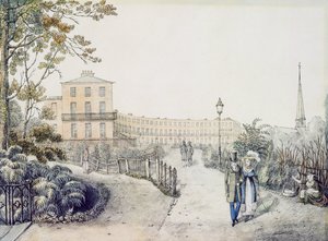 The Crescent, Cheltenham, 1821 od Daniel Thomas Egerton