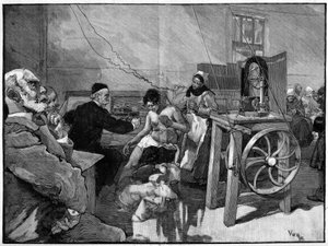 Elektroléčba v Salpetriere: diagnóza Dr. Vigouroux v roce 1887