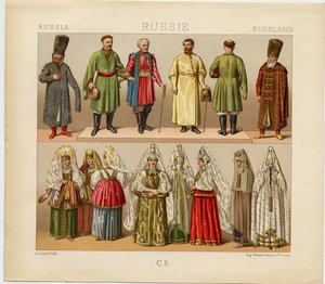 Ruské šaty, 1880
