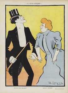 Francouzský dramatik a lobbista Francois de Croisset a zpěvačka a herečka Jeanne Granierová.