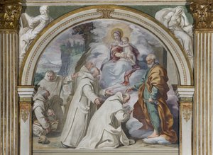 Schválení kartuziánské regule, 1629 od Daniele Crespi