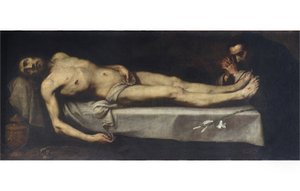 Mrtvý Kristus a svatý Dominik de Guzman, 1623