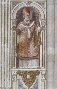 Svatý Ambrož (freska) od Daniele Crespi