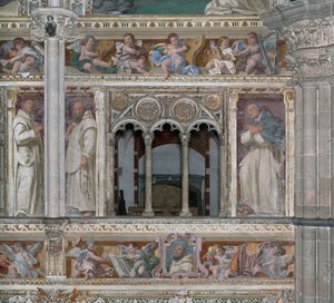 Svatí (freska) od Daniele Crespi