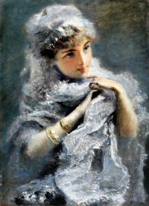 Anglická dívka, 1886. od Daniele Ranzoni