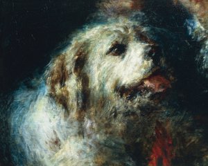 Chlapci Troubetzkoy se psem, Daniele Ranzoni, detail od Danielle Ranzoni