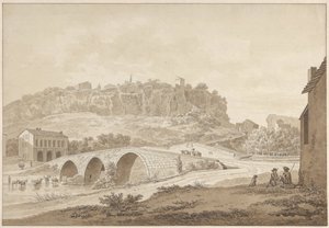 Pohled na Civita Castellana od Daniël Dupré