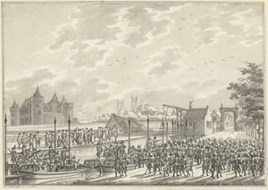 Příjezd ozbrojených občanů Amsterdamu do Muidenu, 1787