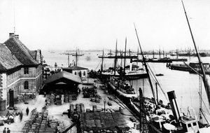 Kodaňský přístav, cca 1880