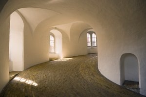 Interiér kulaté věže, dokončena 1643