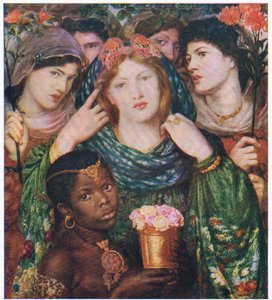 Milovaná, ilustrace z časopisu My Magazine (Arthur Mee), asi 1920-30 (barevná litografie)