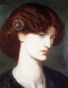 Beatrice, portrét Jane Morris od Dante Gabriel Charles Rossetti