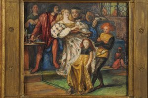 Borgia, 1851-59 (wc na papíře) od Dante Gabriel Charles Rossetti