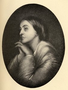 Christina Georgina Rossetti (1830-94) ilustrace z „Malé cesty do domovů slavných žen“, vydáno 1897 od Dante Gabriel Charles Rossetti