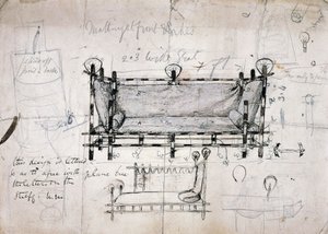 Design pro pohovku od Dante Gabriel Charles Rossetti