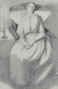 Alžběta Siddalová od Dante Gabriel Charles Rossetti