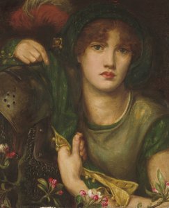 My Lady Greensleeves, 1863 od Dante Gabriel Charles Rossetti