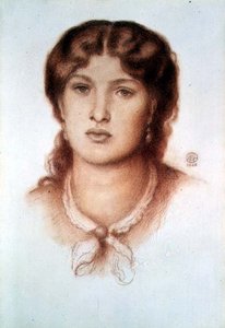Portrét Fanny Cornforth, 1868 od Dante Gabriel Charles Rossetti