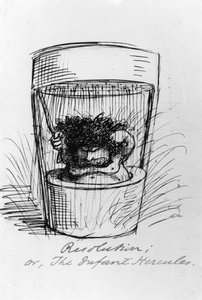 Resolution, aneb The Infant Hercules, 1869 od Dante Gabriel Charles Rossetti