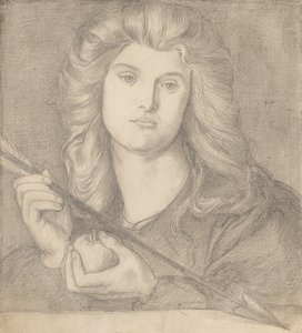Studie pro Venus Verticordia. od Dante Gabriel Charles Rossetti