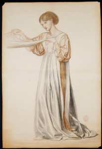Studie pro nositele v „Danteho snu“, 1873 od Dante Gabriel Charles Rossetti