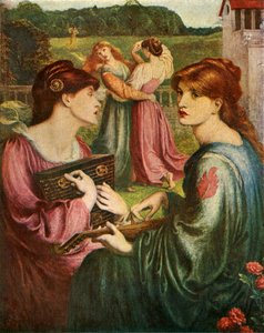 The Bower Meadow, 1850-1872, c1912 od Dante Gabriel Charles Rossetti