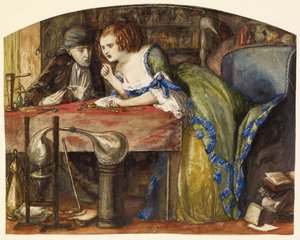 Laboratoř od Dante Gabriel Charles Rossetti