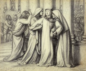 Utěšená Panna Maria, 1891 od Dante Gabriel Charles Rossetti