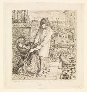 Nalezeno - Kompoziční studie od Dante Gabriel Rossetti