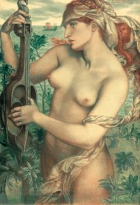 Ligeia Siren od Dante Gabriel Charles Rossetti