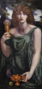Mnemosyne od Dante Gabriel Rossetti