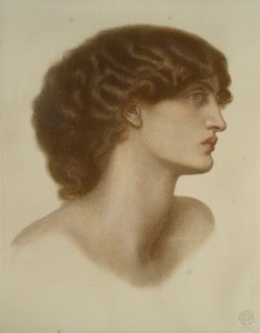 Temná perla, 1871 od Dante Gabriel Rossetti
