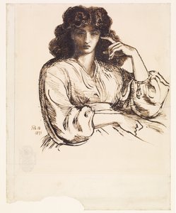 Portrét Jane Morris od Dante Gabriel Rossetti