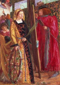 Svatá Kateřina od Dante Gabriel Charles Rossetti