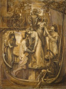 Loď lásky, 1881. od Dante Gabriel Rossetti