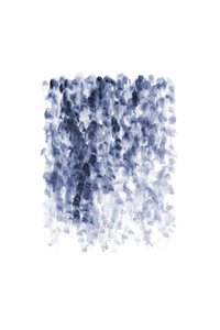 Abstrakt: Modrá kaskáda