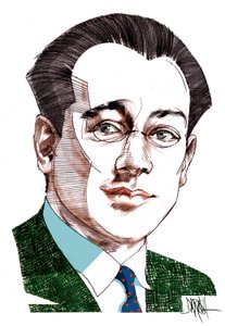 Carlo Diano, 2022 (digitální kresba barevnou tužkou) od Dariush Radpour