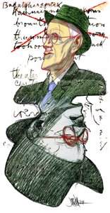 James Joyce od Dariush Radpour