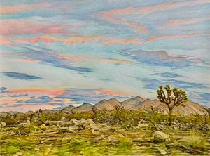 The Joshua Tree, 2023 (tužka na papíře)